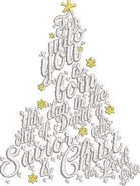 For Unto You Word Art