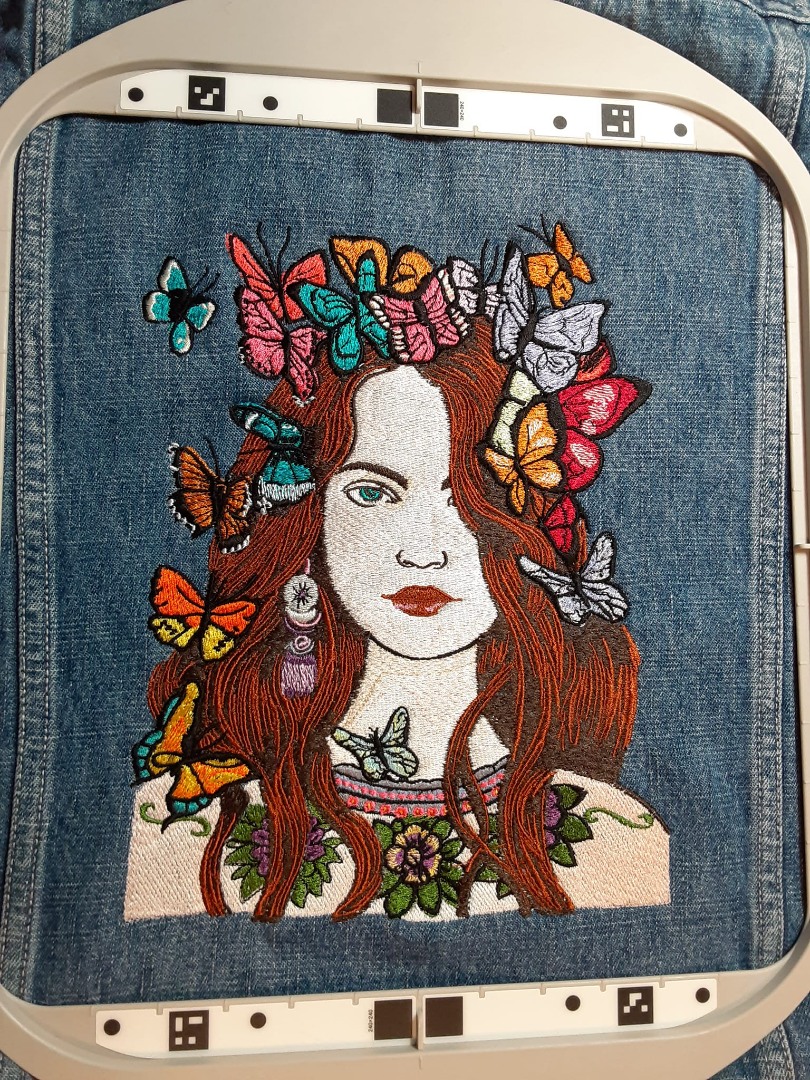 Girl Loves Butterfly