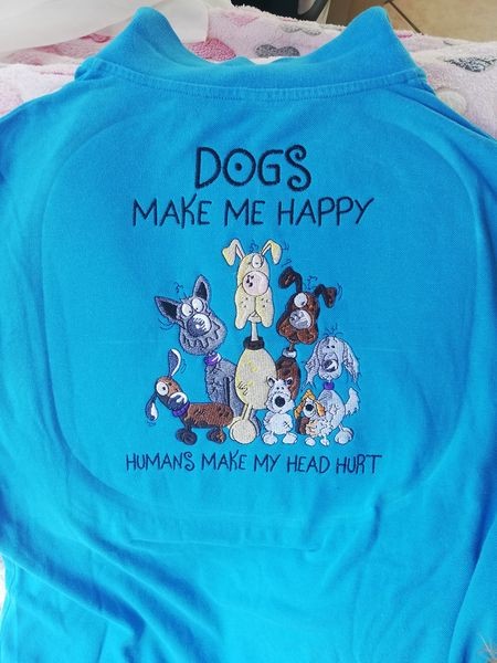 Dogs Make Me Happy Pattern Dogs Make Me Happy Pattern