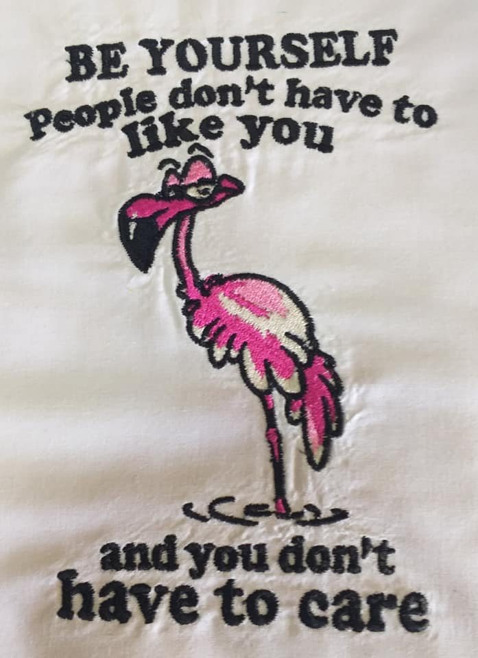 Be Yourself Flamingo Quote Be Yourself Flamingo Quote
