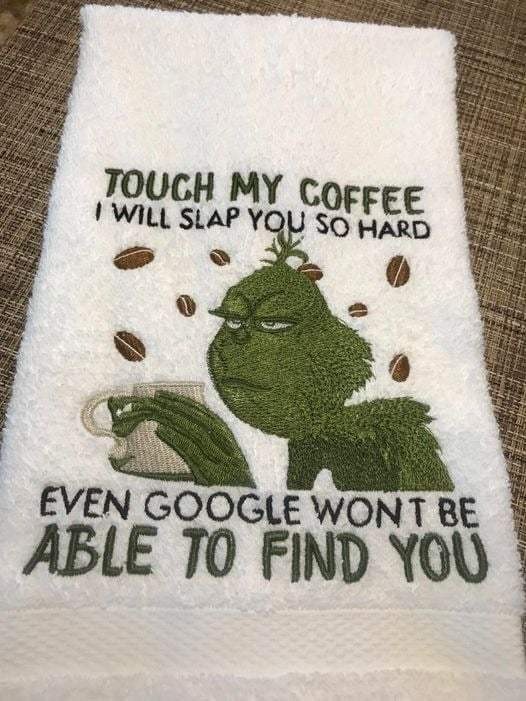 Touch My Coffee Funny Design Touch My Coffee Funny Design