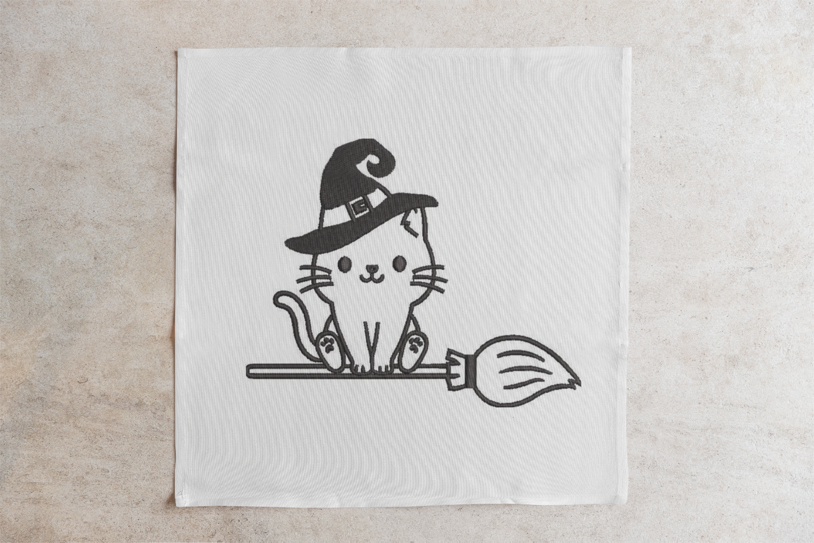 Halloween Cat With Broom Halloween Cat With Broom