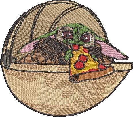 Baby Galactic Eating Pizza Baby Galactic Eating Pizza