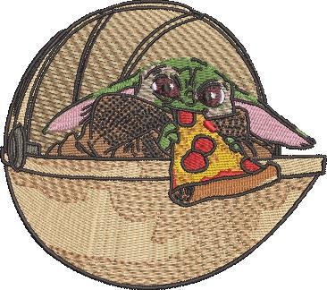 Baby Galactic Eating Pizza Baby Galactic Eating Pizza