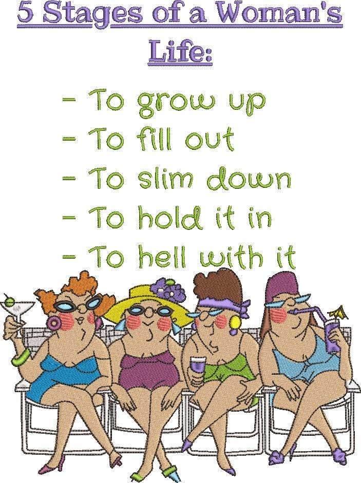 Five Stages of a Woman's Life Five Stages of a Woman's Life