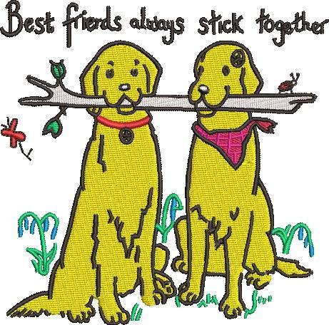 Best Friends Always Stick Together Best Friends Always Stick Together