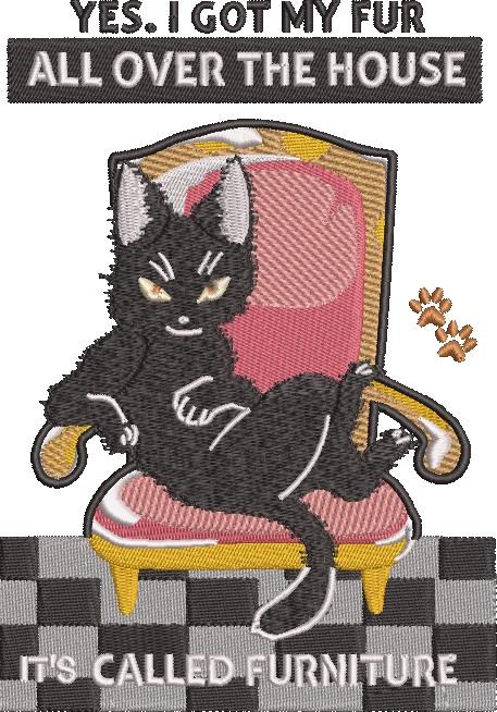 Funny Cat Furniture Quote Funny Cat Furniture Quote
