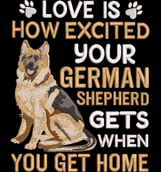 Love is your German Shepherd Dog