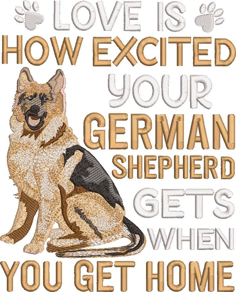 Love is your German Shepherd Dog