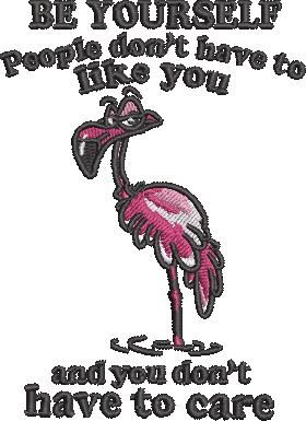 Be Yourself Flamingo Quote Be Yourself Flamingo Quote