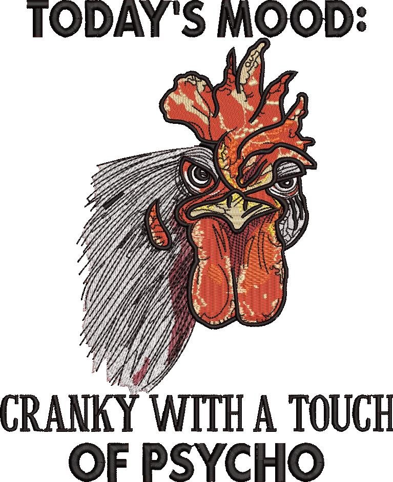 Funny Todays Mood Chicken Funny Todays Mood Chicken