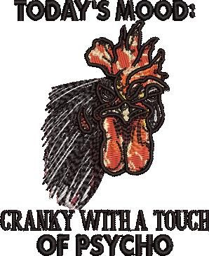 Funny Todays Mood Chicken Funny Todays Mood Chicken