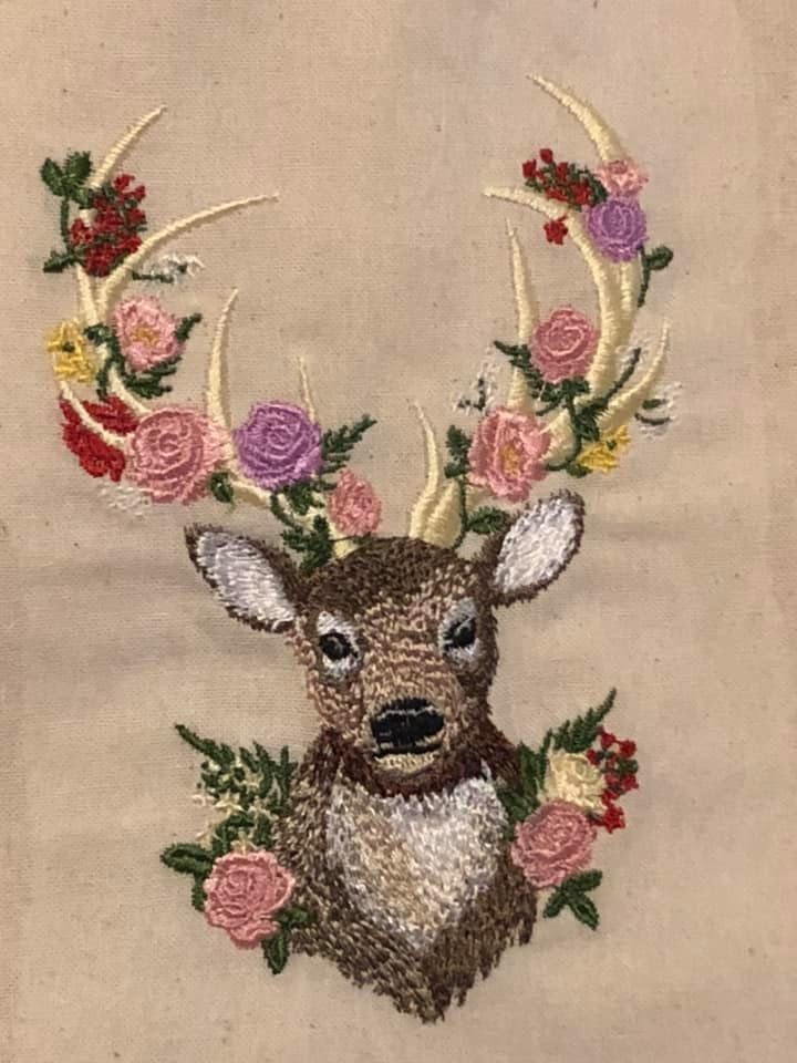 Floral Deer