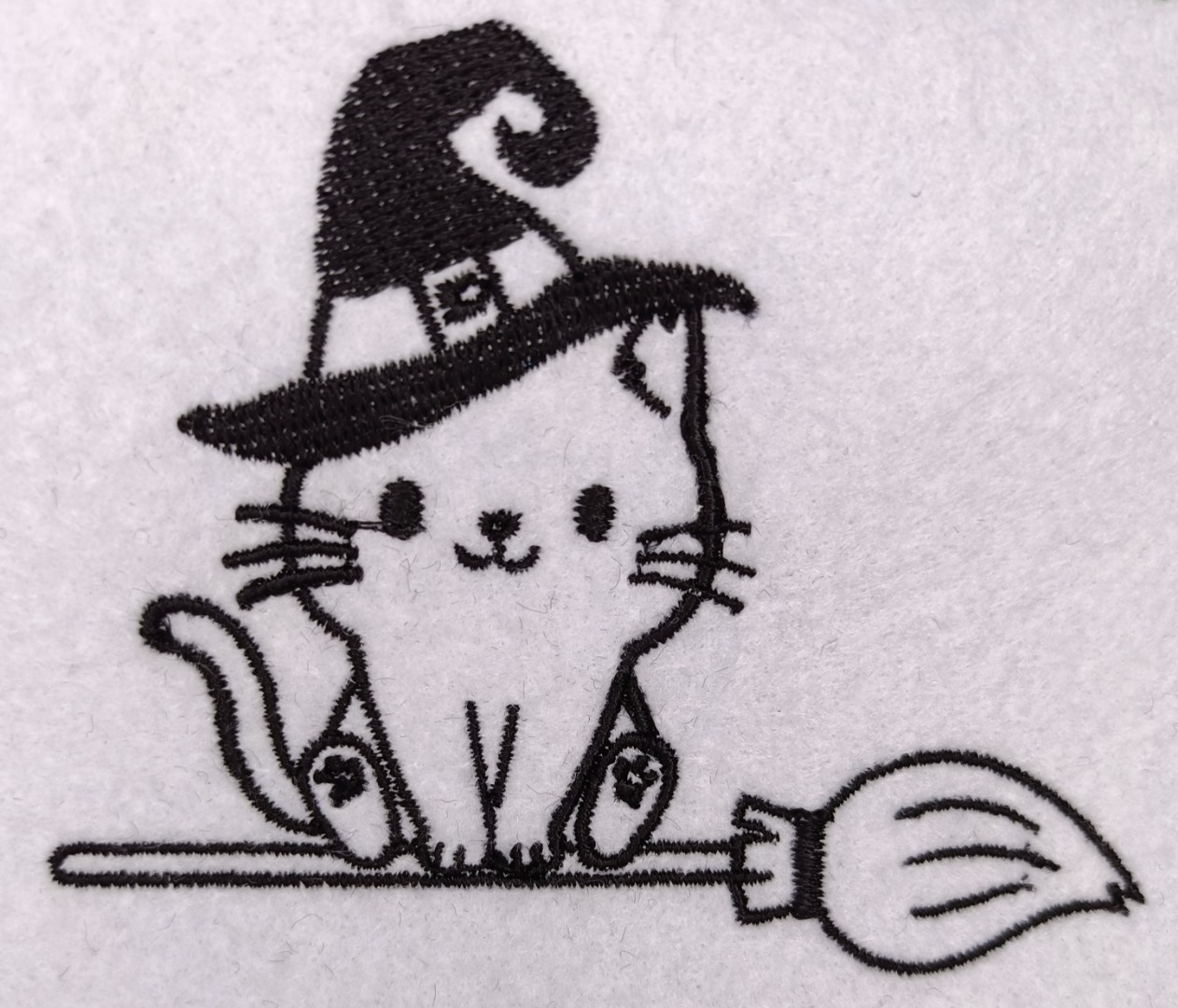 Halloween Cat With Broom Halloween Cat With Broom