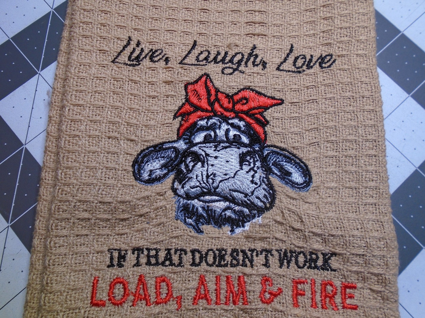 Load, Aim, Fire Funny Cow Quote