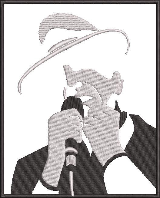 Leonard Cohen Silhouette Leonard Cohen Silhouette