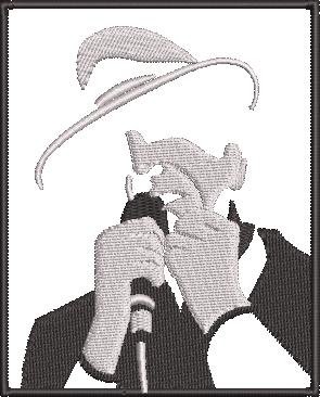 Leonard Cohen Silhouette Leonard Cohen Silhouette