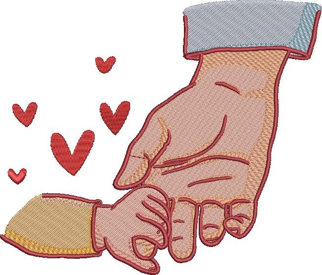 Parent And kid Hands Parent And kid Hands