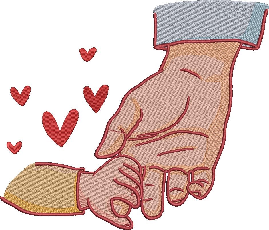 Parent And kid Hands Parent And kid Hands