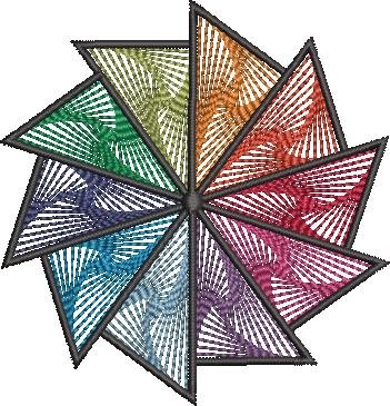 Colourful Windmill