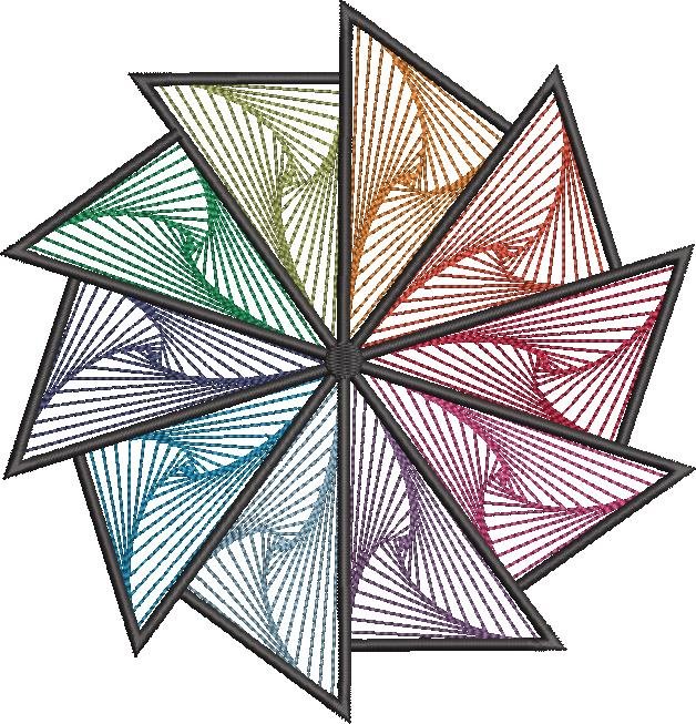 Colourful Windmill