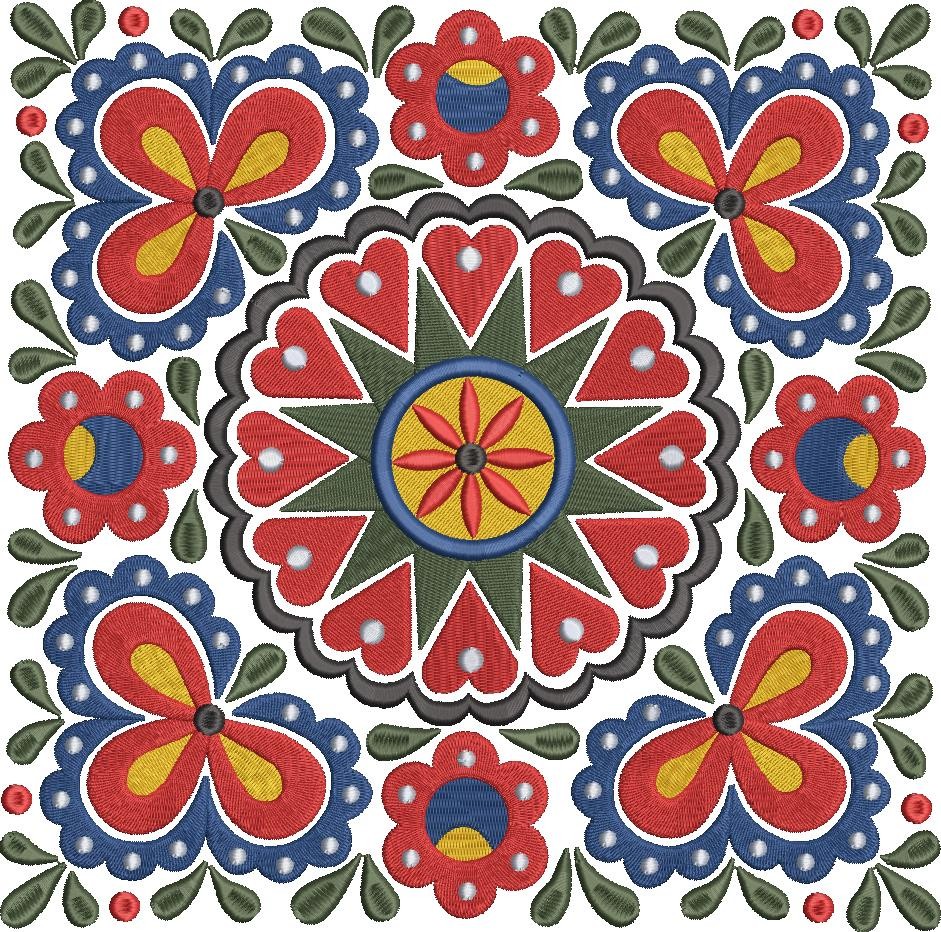 Scandinavian Folk Pattern Scandinavian Folk Pattern