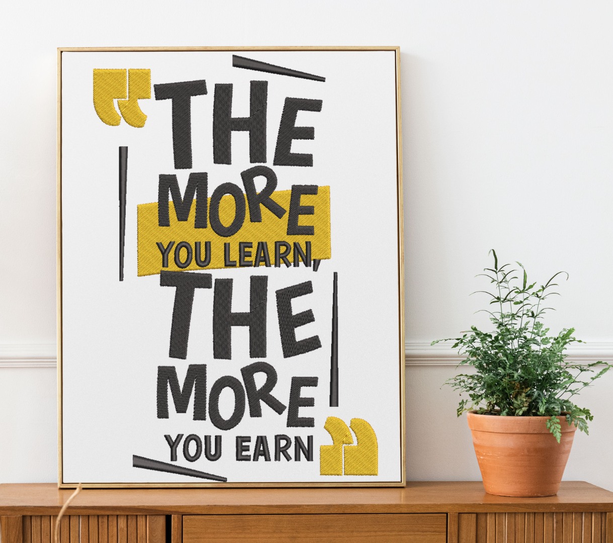 The More You Learn The More You Earn