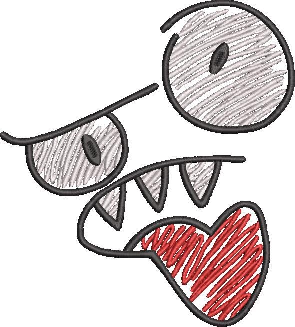 Crazy Face Doodle Crazy Face Doodle