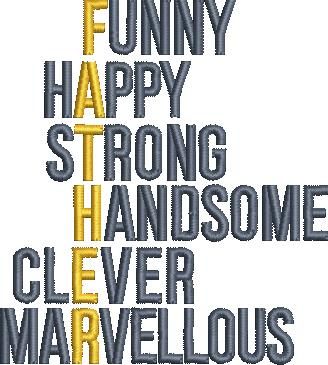 Fathers Day Wordart Fathers Day Wordart