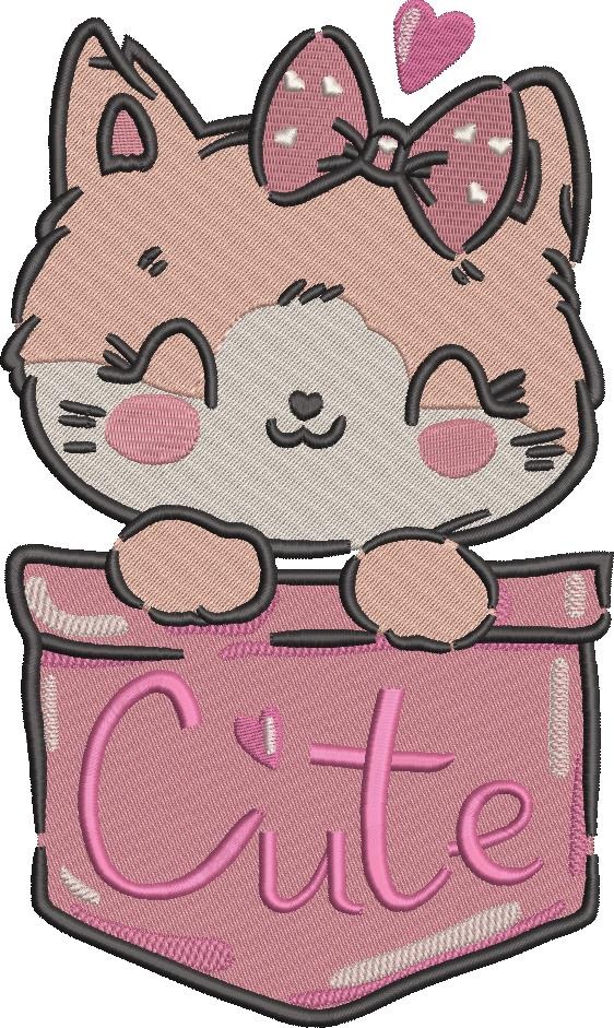 Cute Kitty In Pocket Cute Kitty In Pocket