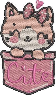 Cute Kitty In Pocket Cute Kitty In Pocket