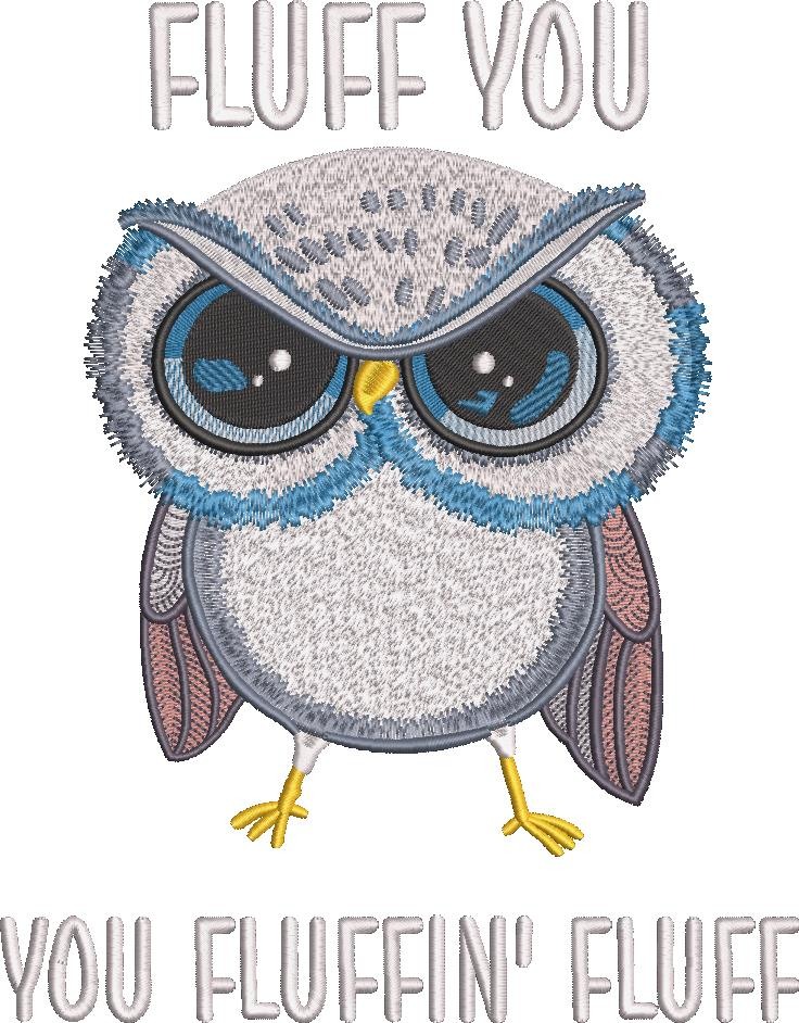Fluff You Funny Baby Owl Fluff You Funny Baby Owl