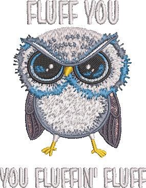 Fluff You Funny Baby Owl Fluff You Funny Baby Owl