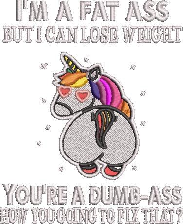 Dumb Ass Funny Unicorn Quote Dumb Ass Funny Unicorn Quote