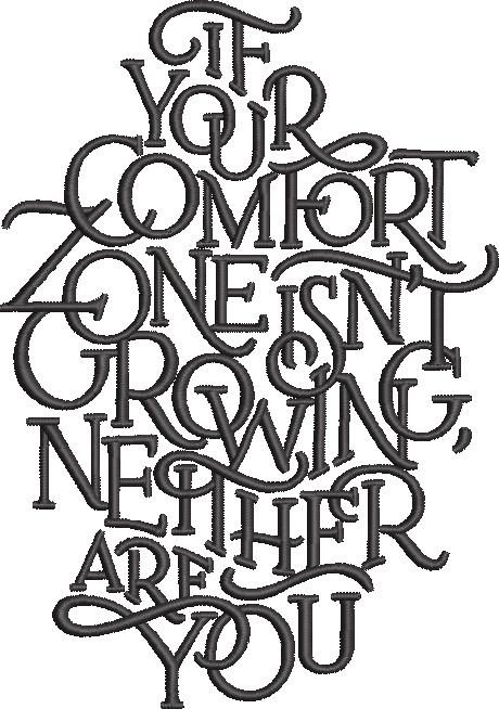 Comfort Zone Isn't Growing Quote Comfort Zone Isn't Growing Quote
