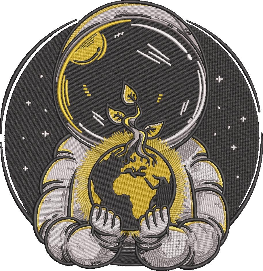 Astronaut Saving Earth