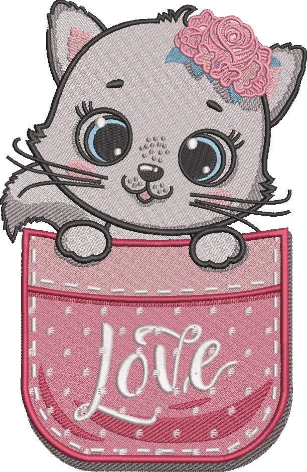 Cute Cat In Pocket Cute Cat In Pocket