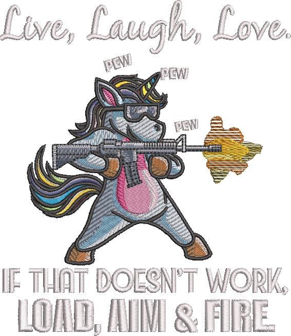 Live Laugh Love Unicorn Quote Live Laugh Love Unicorn Quote