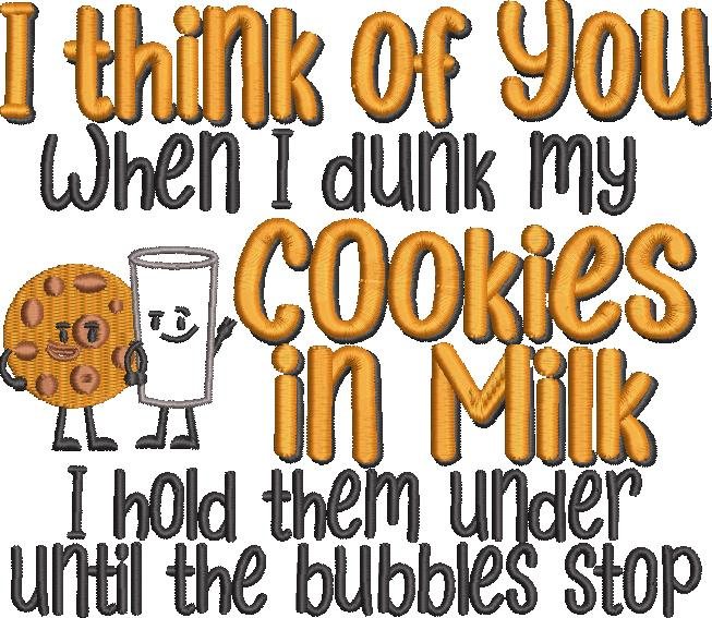 Cookies In Milk Funny Quote