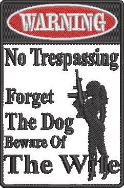 Warning No Trespassing Warning No Trespassing