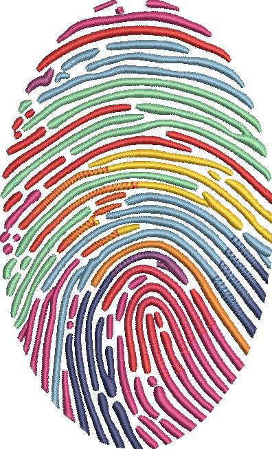 Colorful Thumb Print Colorful Thumb Print