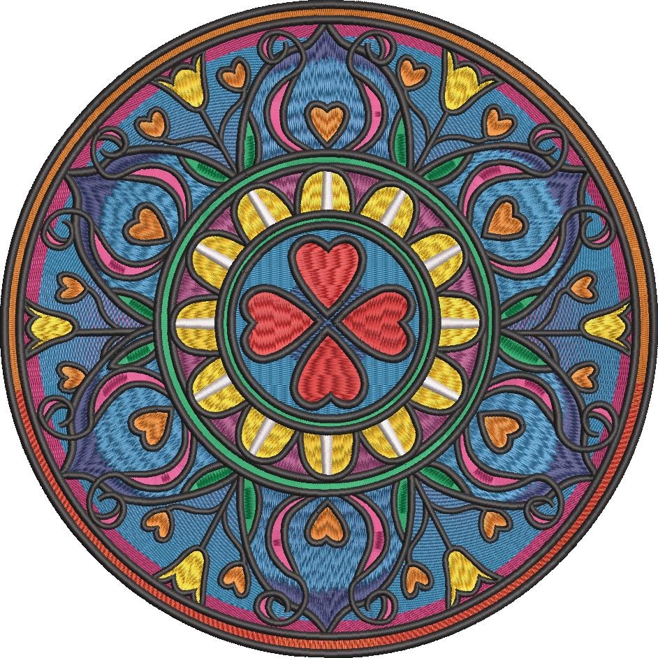 Floral Mandala Design Floral Mandala Design