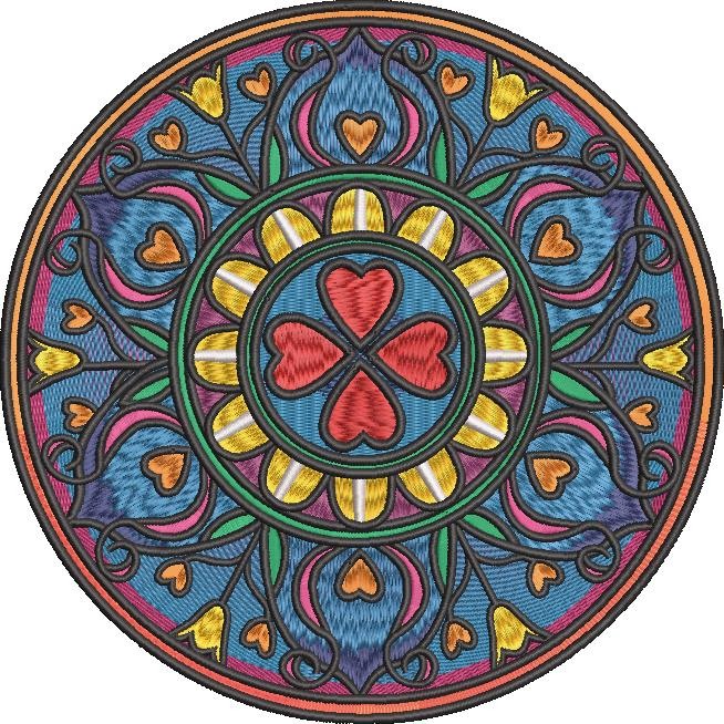 Floral Mandala Design Floral Mandala Design