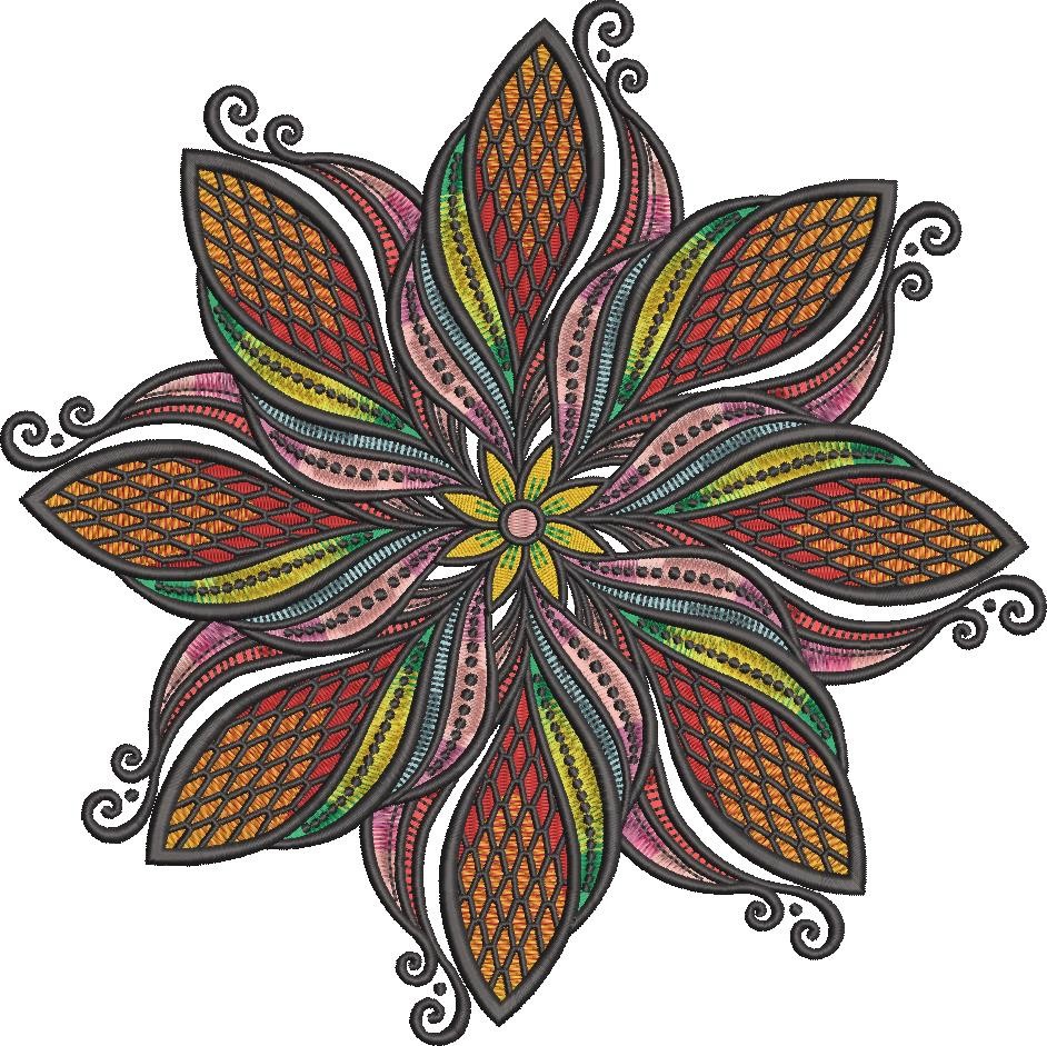 Colourful Flower Art Colourful Flower Art