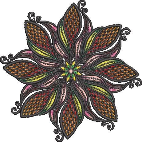Colourful Flower Art Colourful Flower Art
