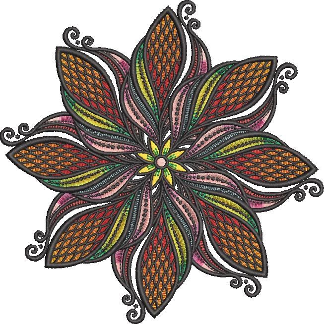 Colourful Flower Art Colourful Flower Art