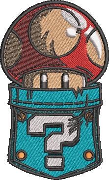 Mushroom Embroidery Design Mushroom Embroidery Design