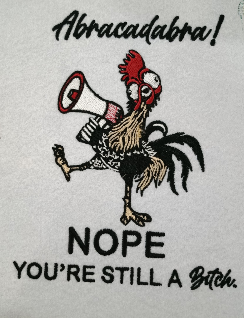 Abracadabra! Bitch Chicken Quote