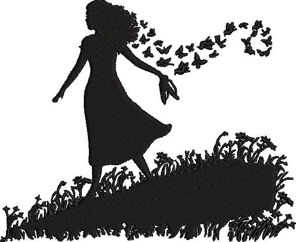 Butterfly Girl Black Butterfly Girl Black