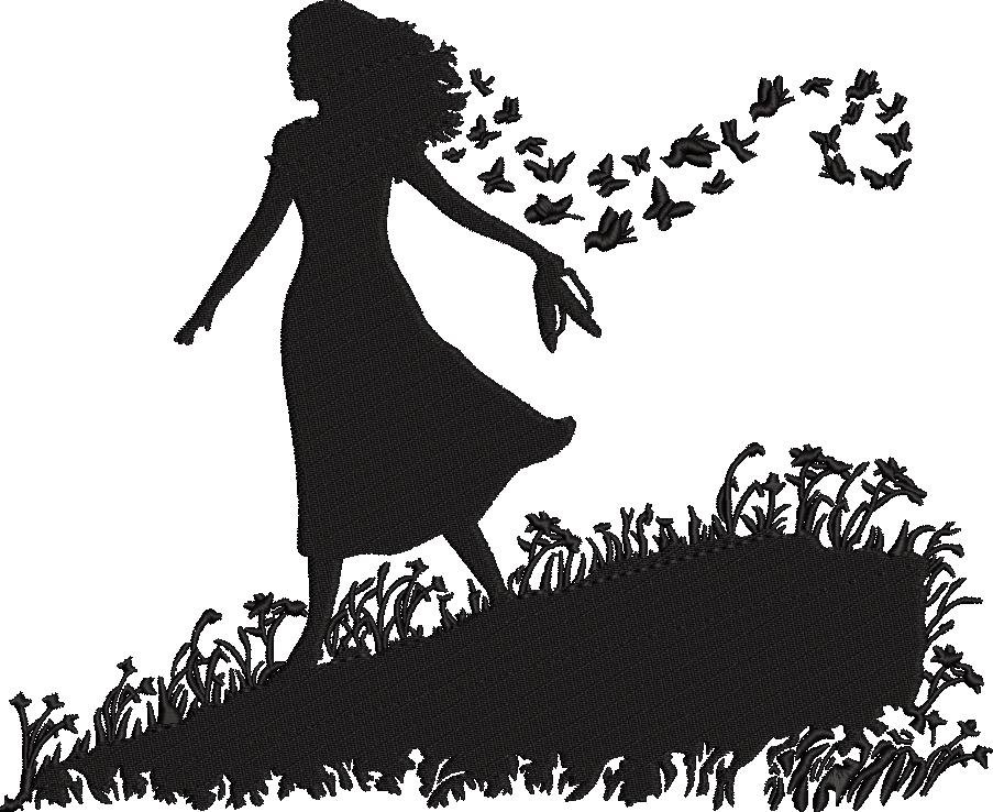 Butterfly Girl Black Butterfly Girl Black